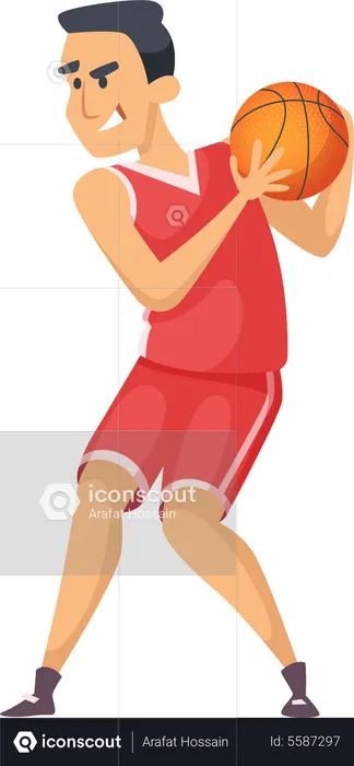 Jugador de baloncesto  Ilustración