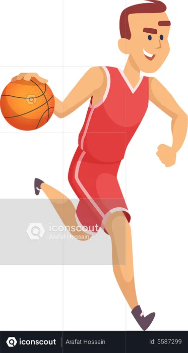 Jugador de baloncesto  Ilustración