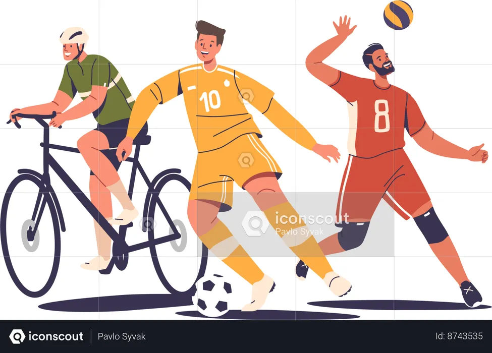 Deportista  Ilustración