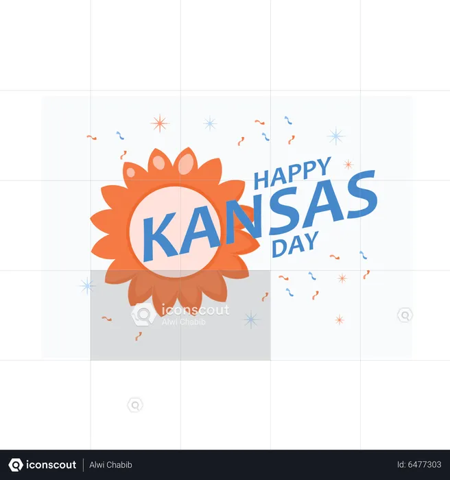 Kansas Day  Illustration