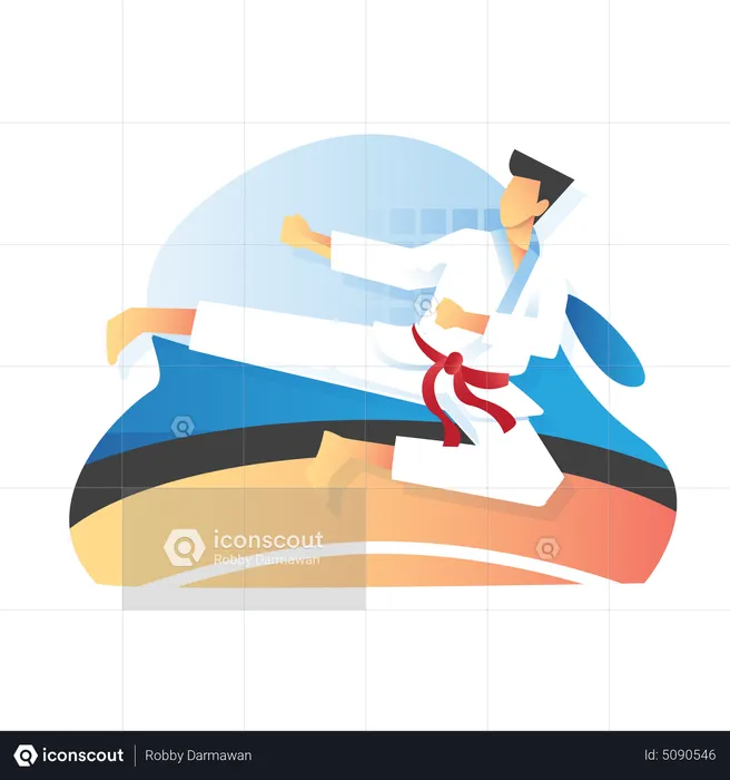 Karate  Illustration