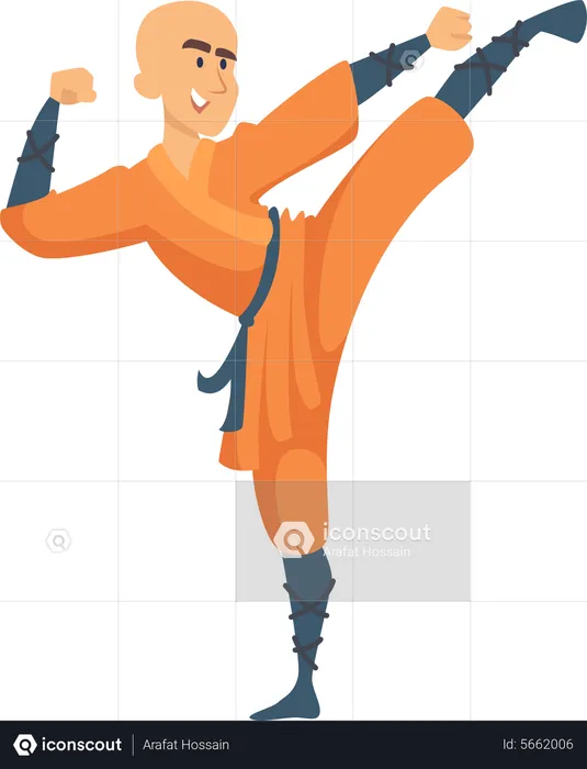 Karate Fighter  Illustration