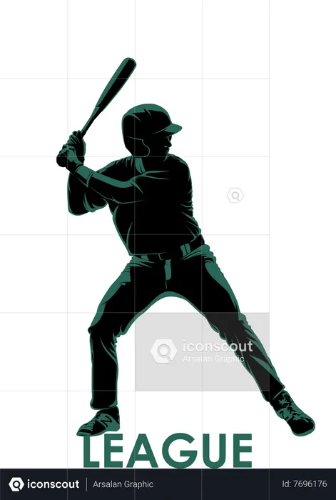 Keep Calm and Be in Control Baseball League  Illustration