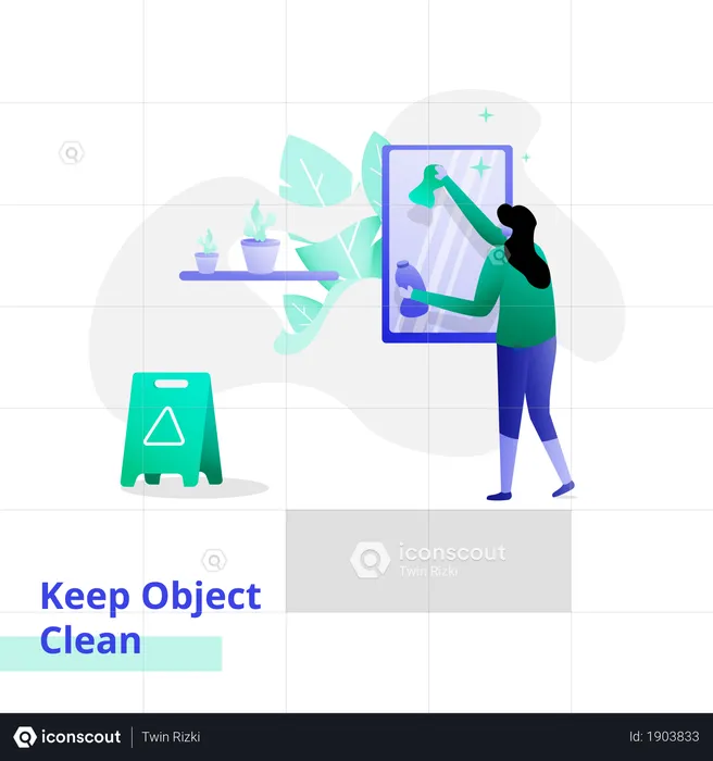 Keep Object Clean  Illustration