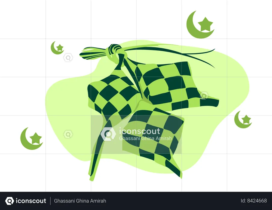 Ketupat  Illustration