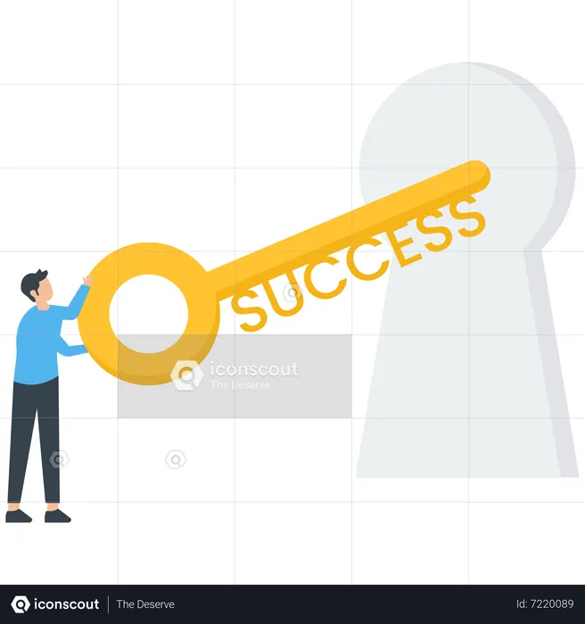 Key to success  Illustration