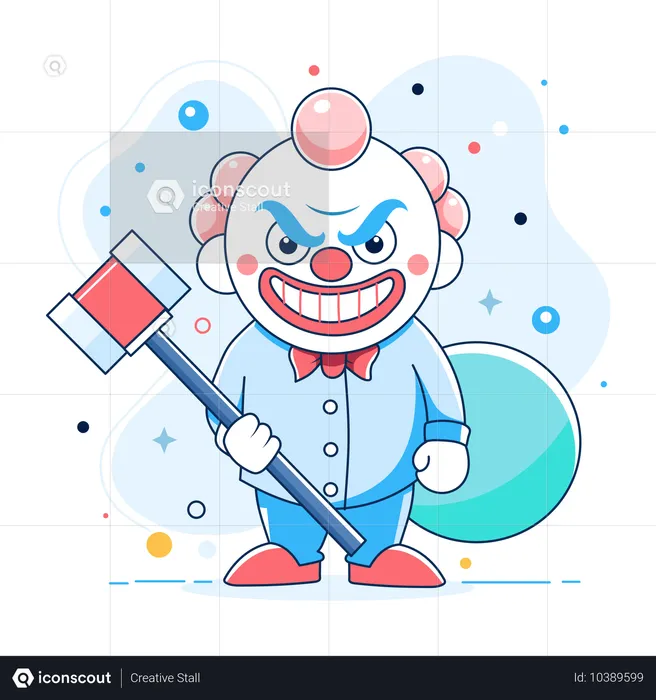 Killer Clown  Illustration