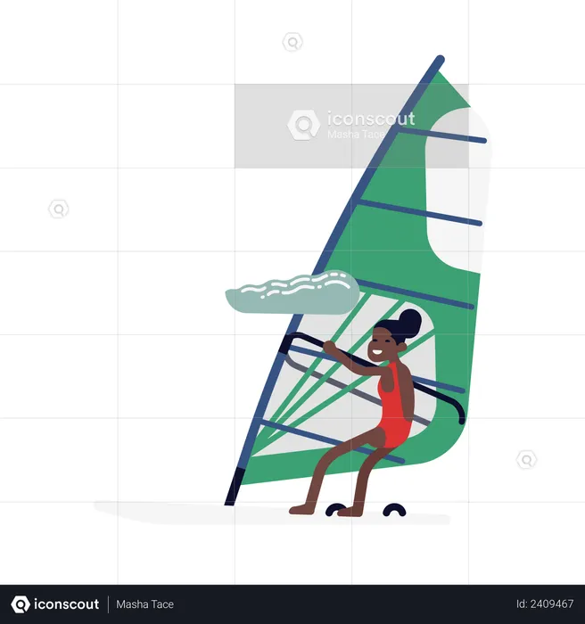 Kitesurf  Illustration