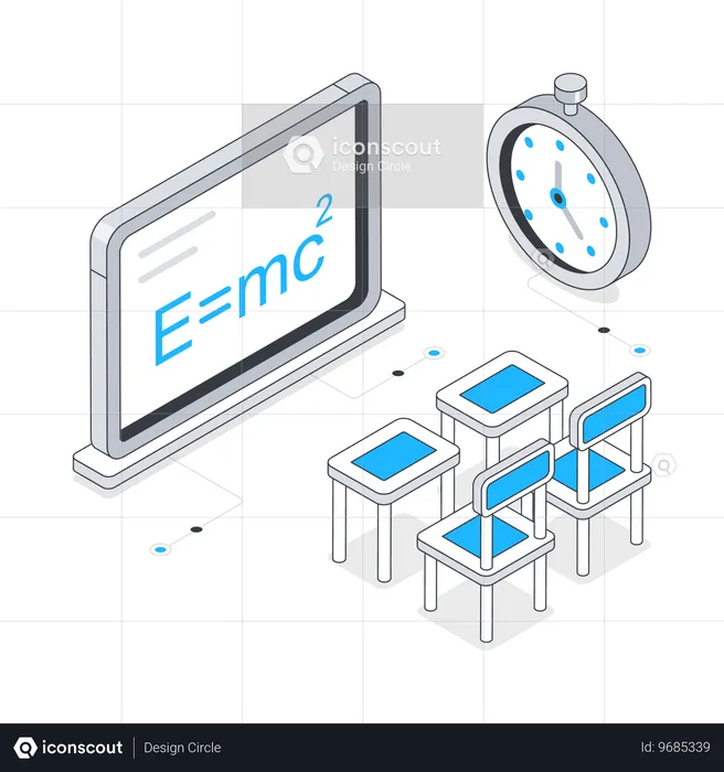 Klassenzimmer  Illustration