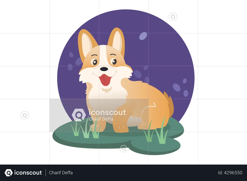 Kleiner Hund  Illustration