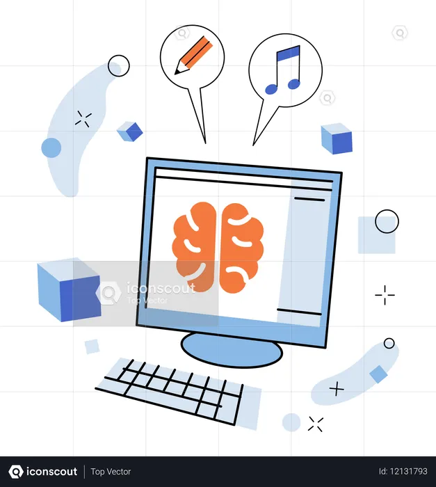 Knowledge ecosystem thrives in fertile soil machine learning and algorithms  Illustration
