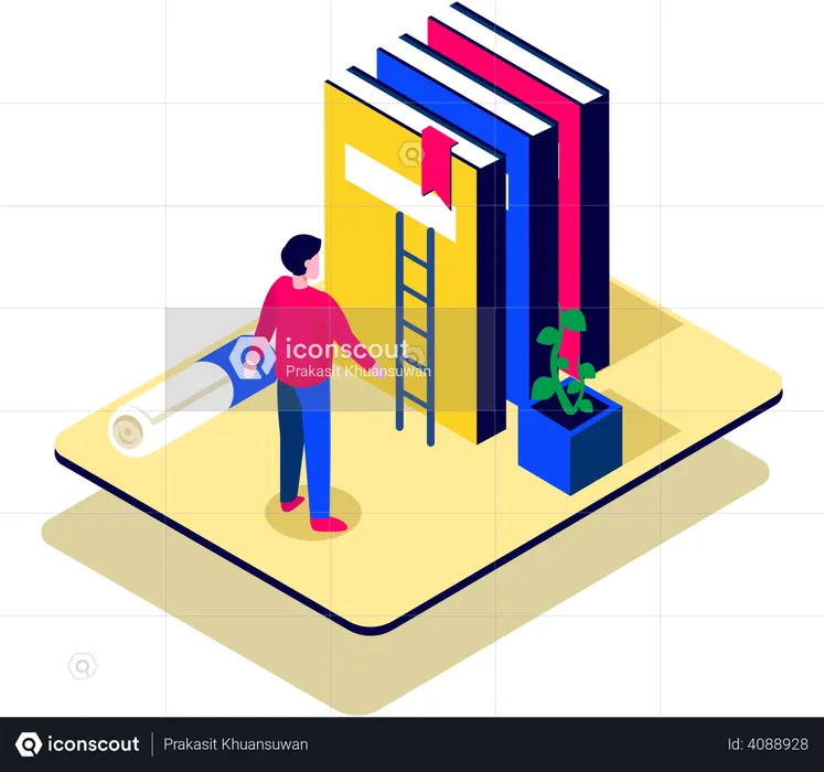 Knowledge ladder  Illustration