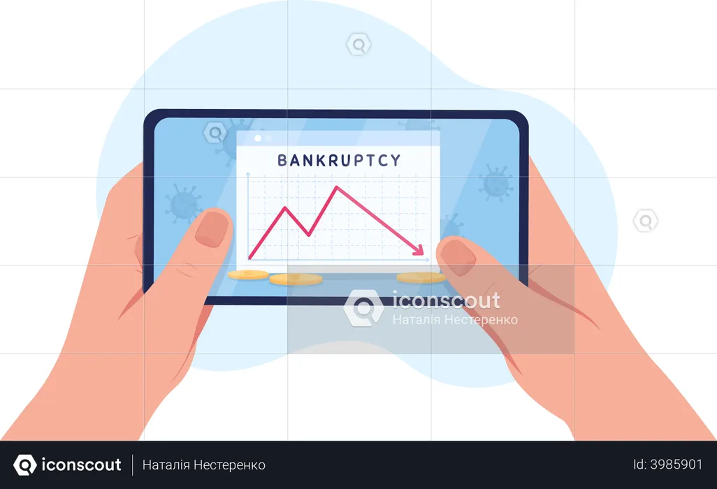 Insolvenzstatistik  Illustration