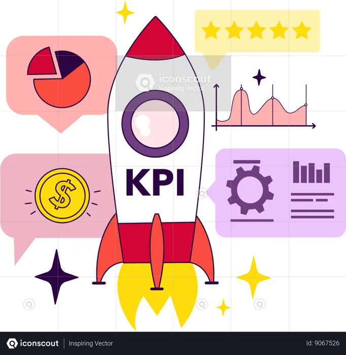 Inicialização e análise de Kpi  Ilustração