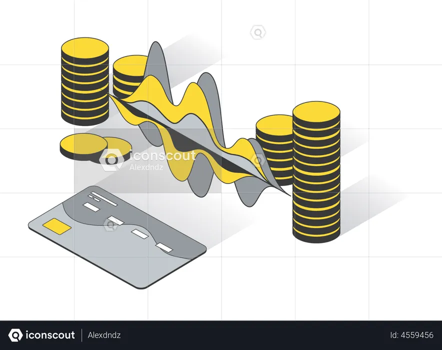 Analyse der Kreditnutzung  Illustration