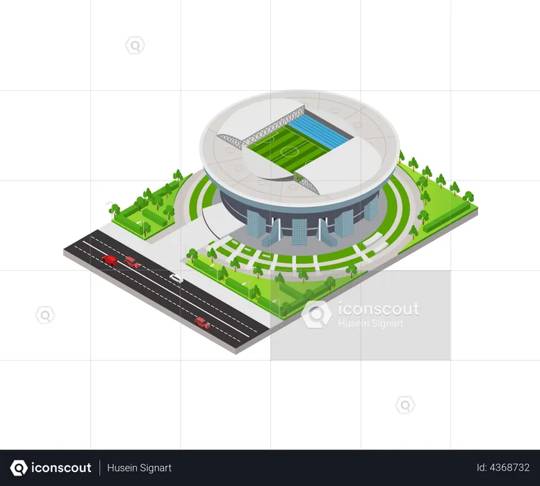 Krestovsky Football Stadium  Illustration