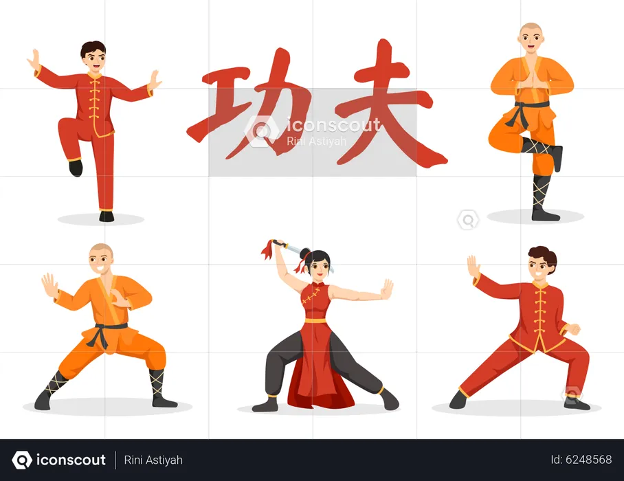 Kung-Fu  Illustration