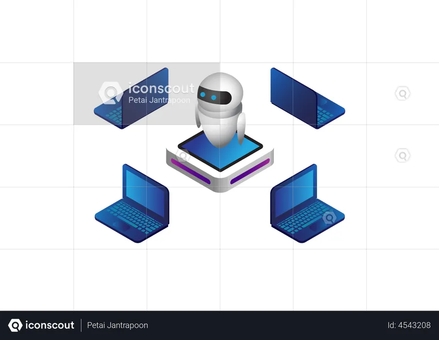 Künstliche Intelligenz  Illustration