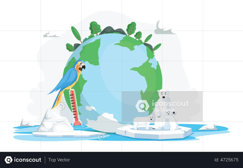 La hausse des températures cause des problèmes aux oiseaux  Illustration