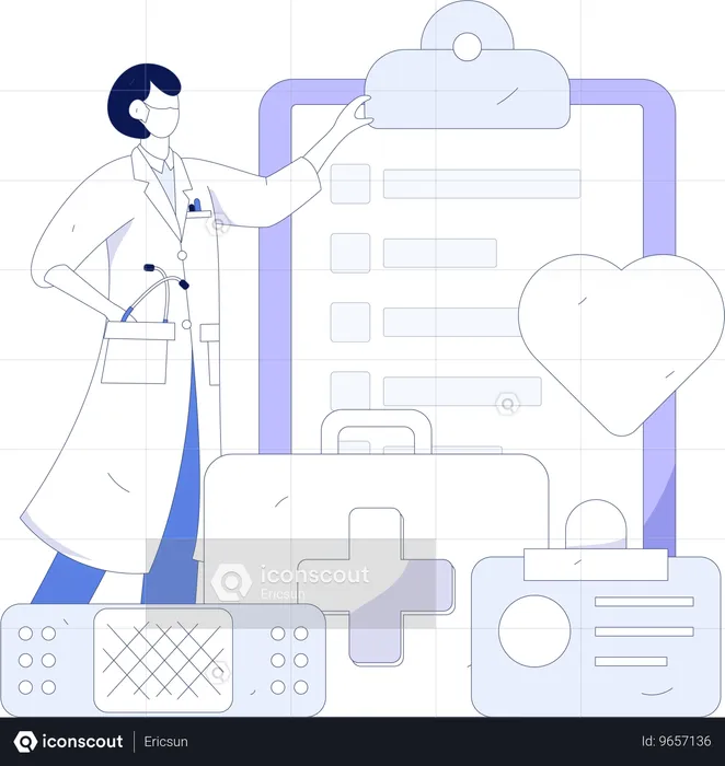 Lab Assistant  Illustration