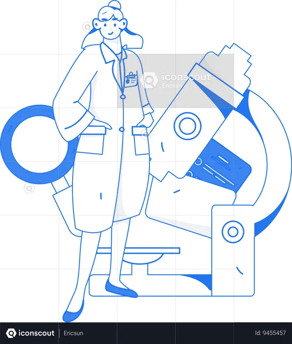 Lab assistant needs help in performing experiments  Illustration