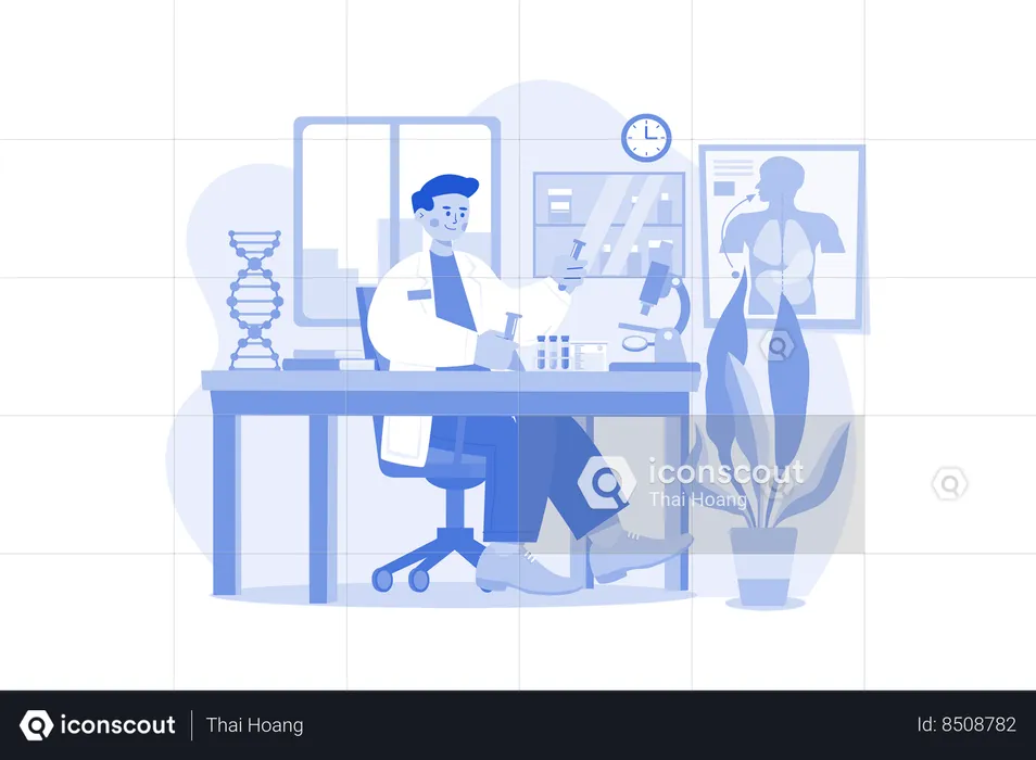 Lab Research  Illustration