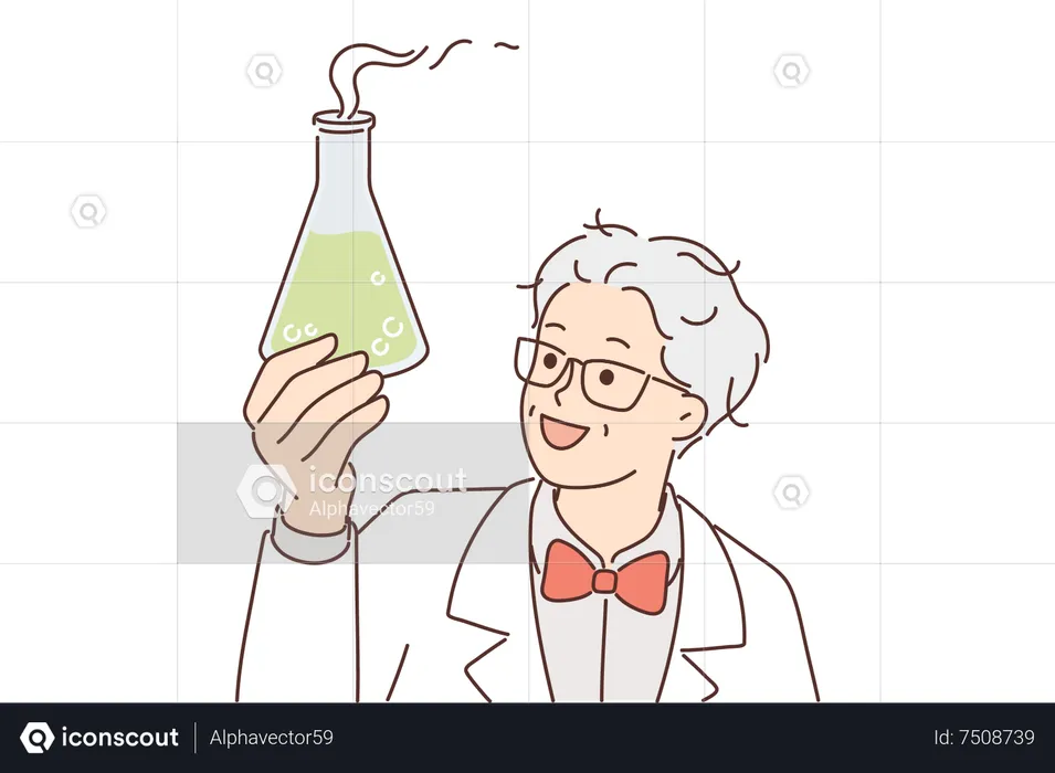 Lab researcher  Illustration