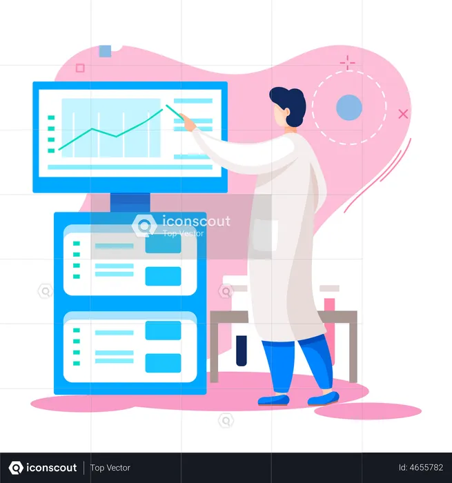 Lab Researcher  Illustration