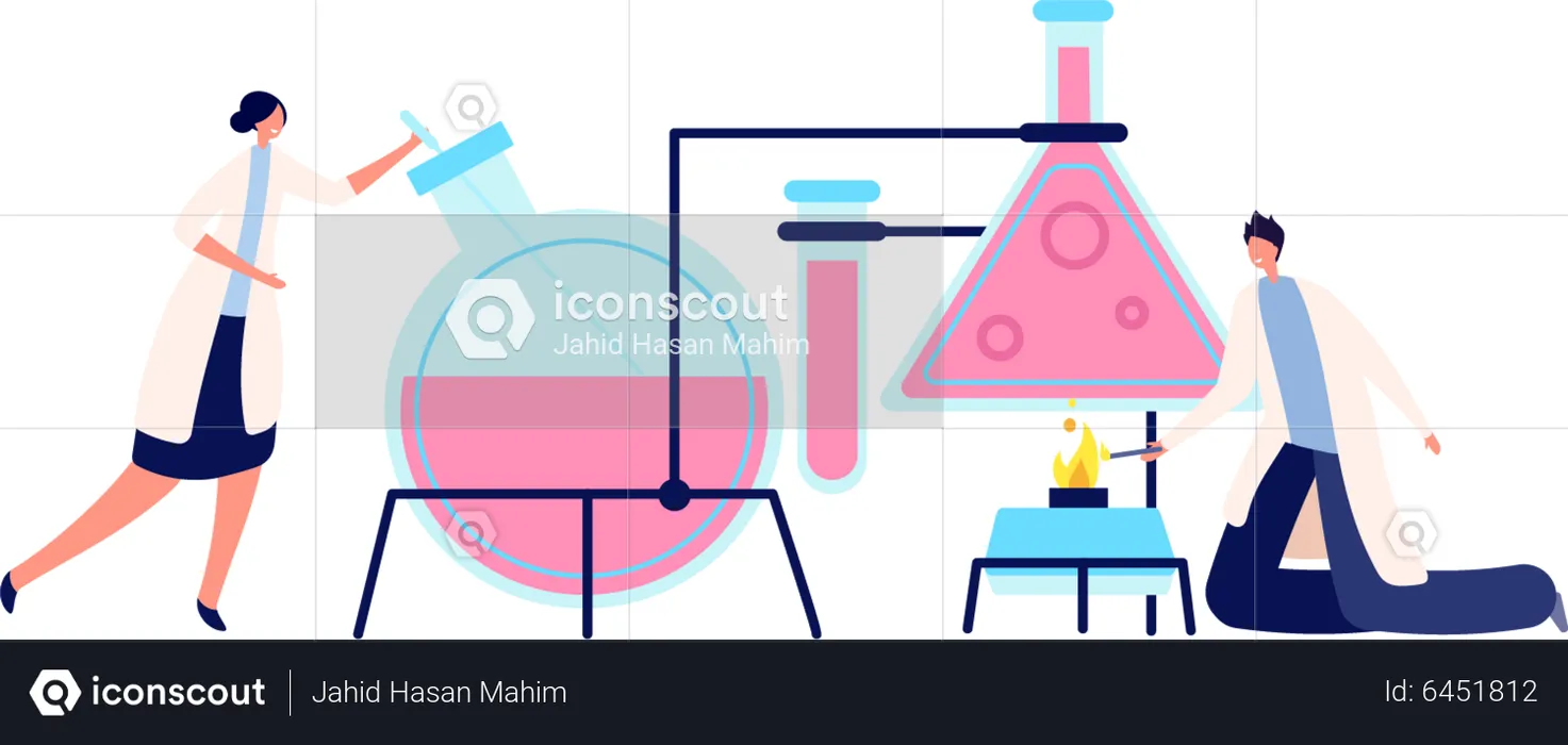 Laboratoire biochimique  Illustration