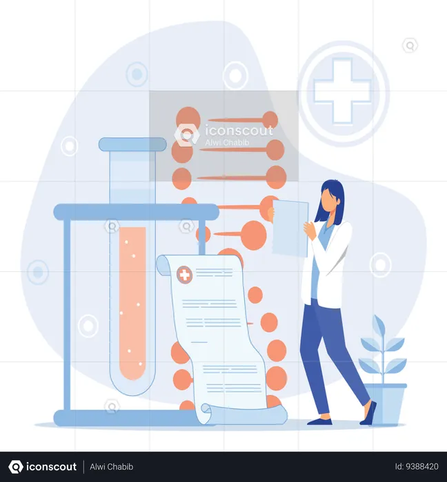 Laboratory Diagnostic Services  Illustration