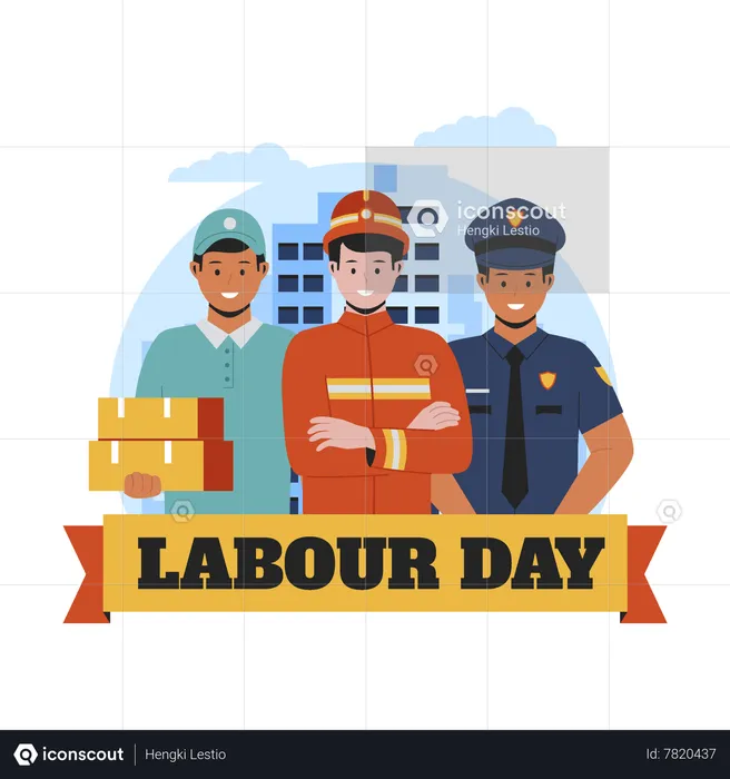 Labour day  Illustration