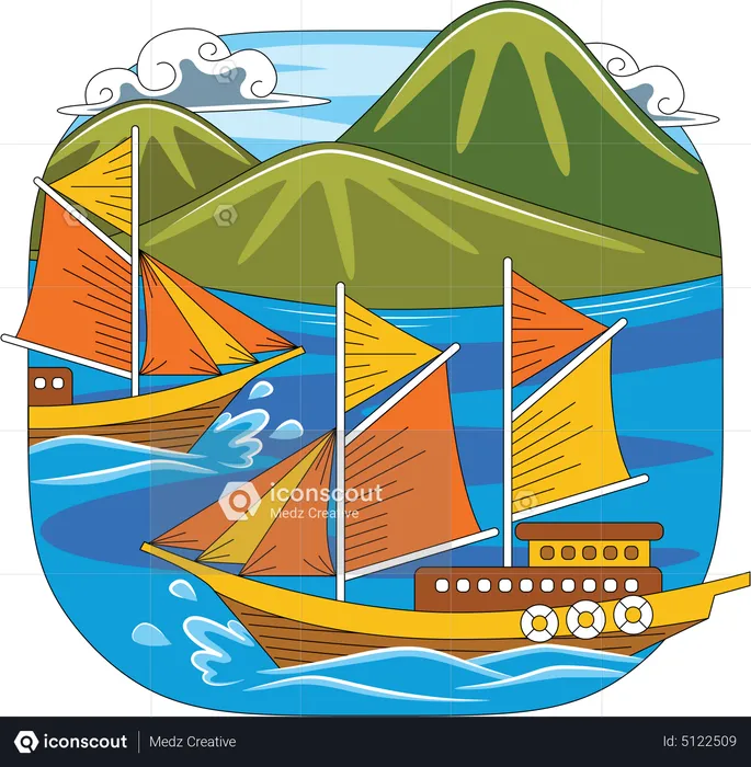 Labuan Bajo  Illustration