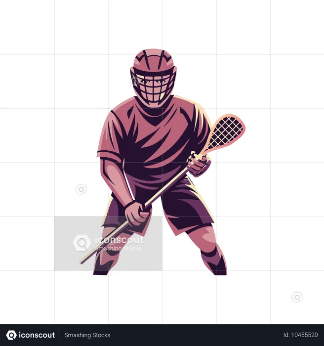 Lacrosse Game  Illustration