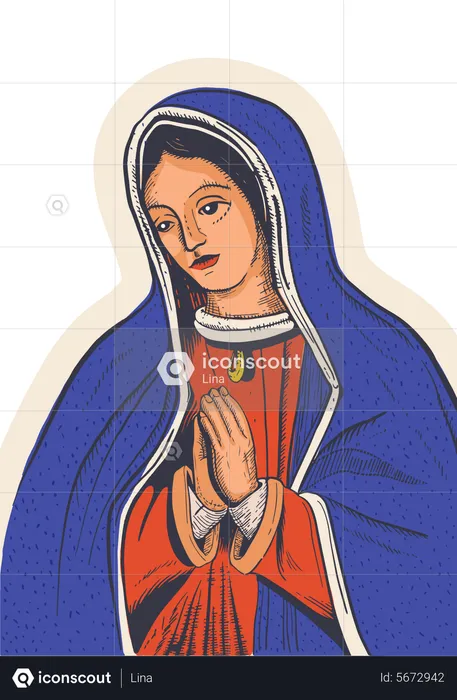 Lady of Guadalupe  Illustration