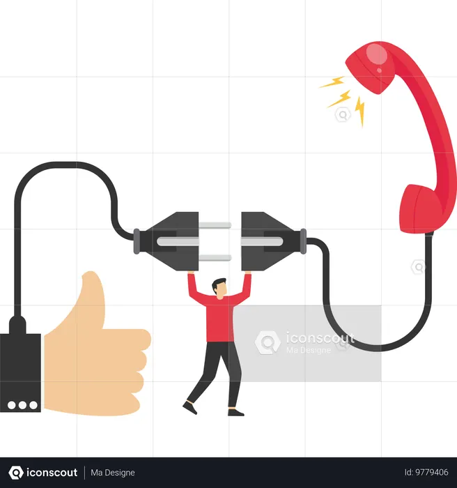 L'agent fournit un support client  Illustration