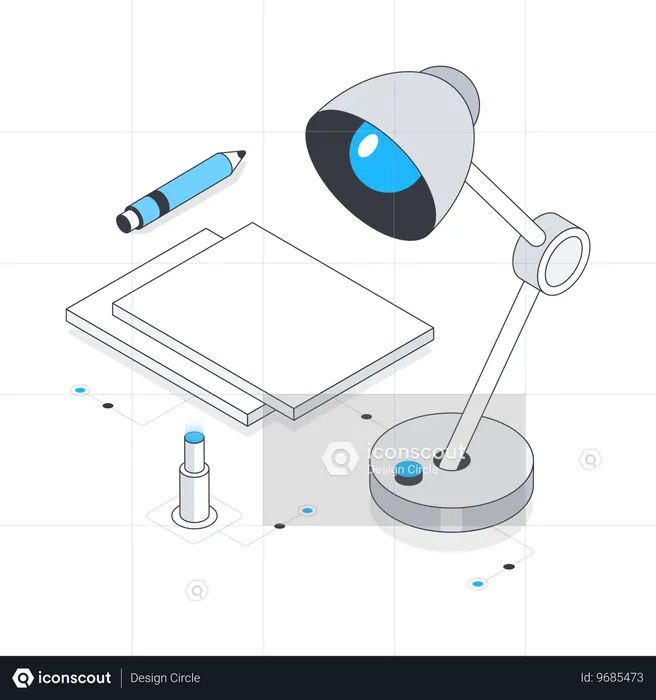 Lampe de table  Illustration