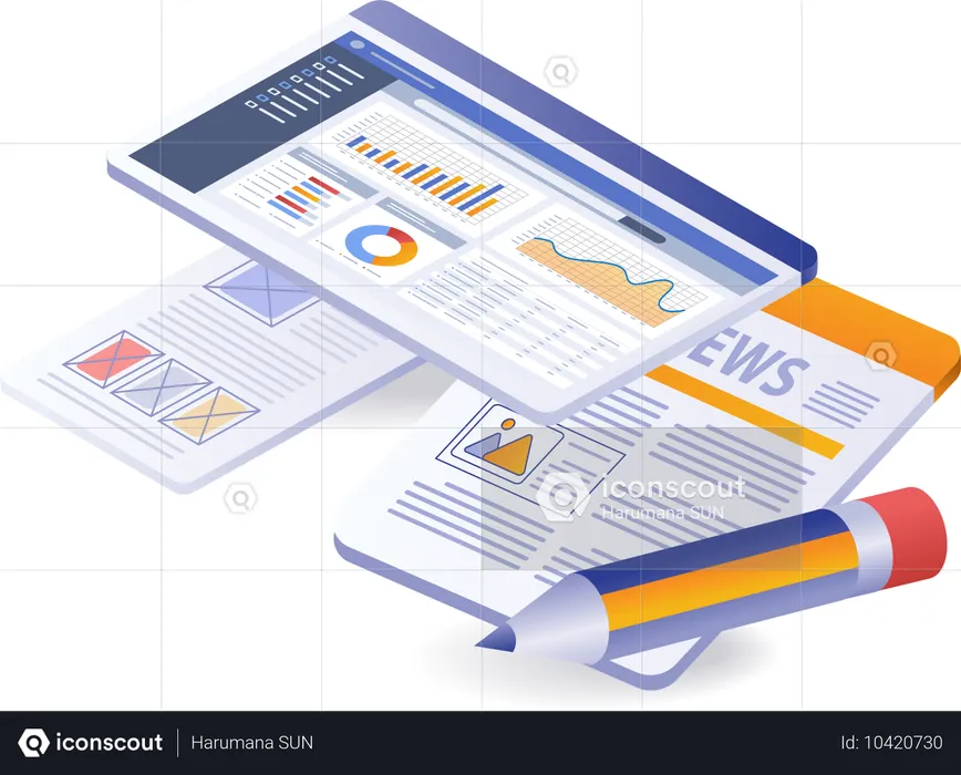 L'analyse de l'information développe les affaires  Illustration