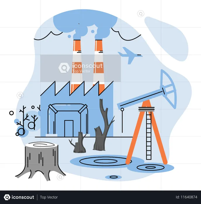 Land degradation and Soil erosion  Illustration