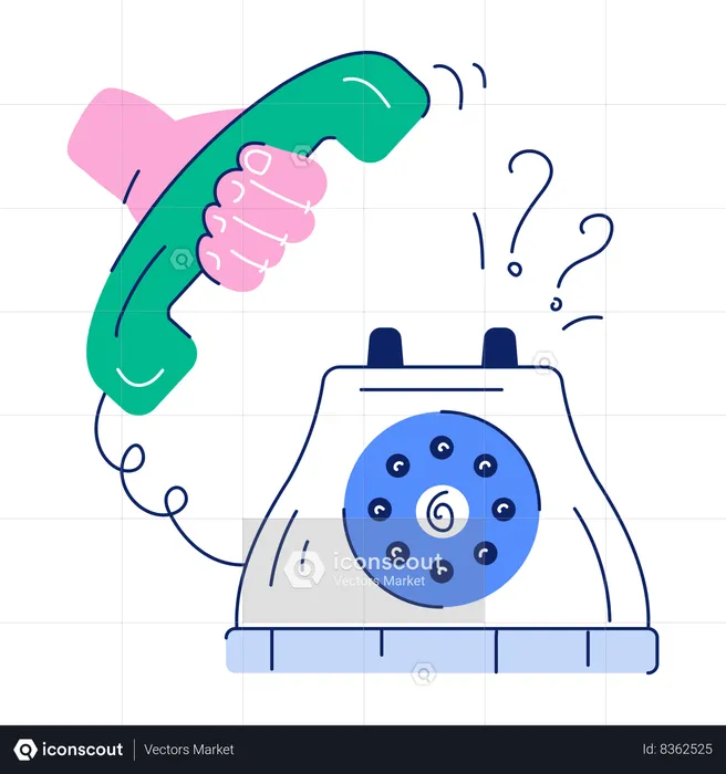 Landline Phone  Illustration