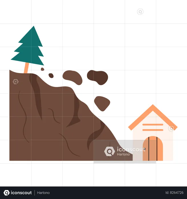 Landslide  Illustration