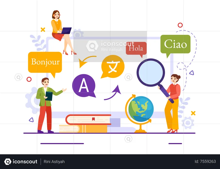 Language Translate  Illustration