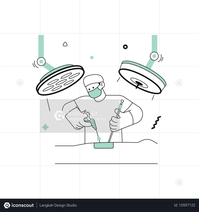 Laparoscopic Surgery  Illustration