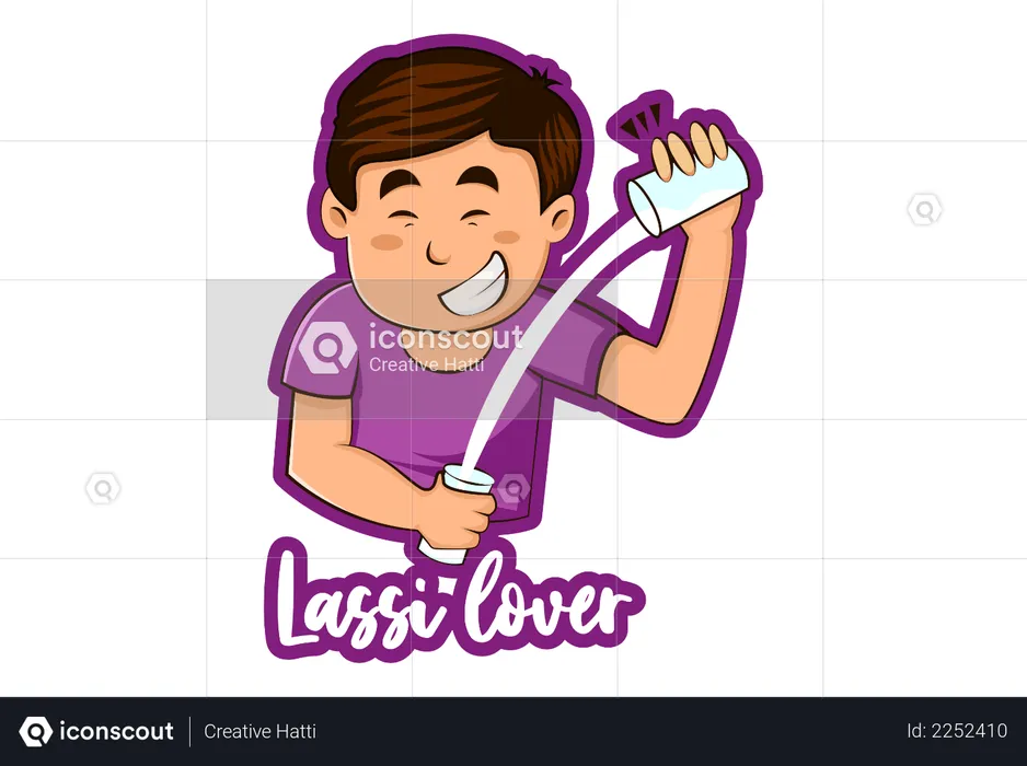 Lassi Lover  Illustration