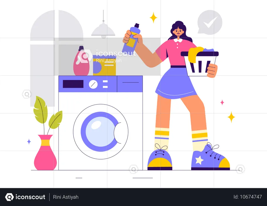 Laundry Room  Illustration