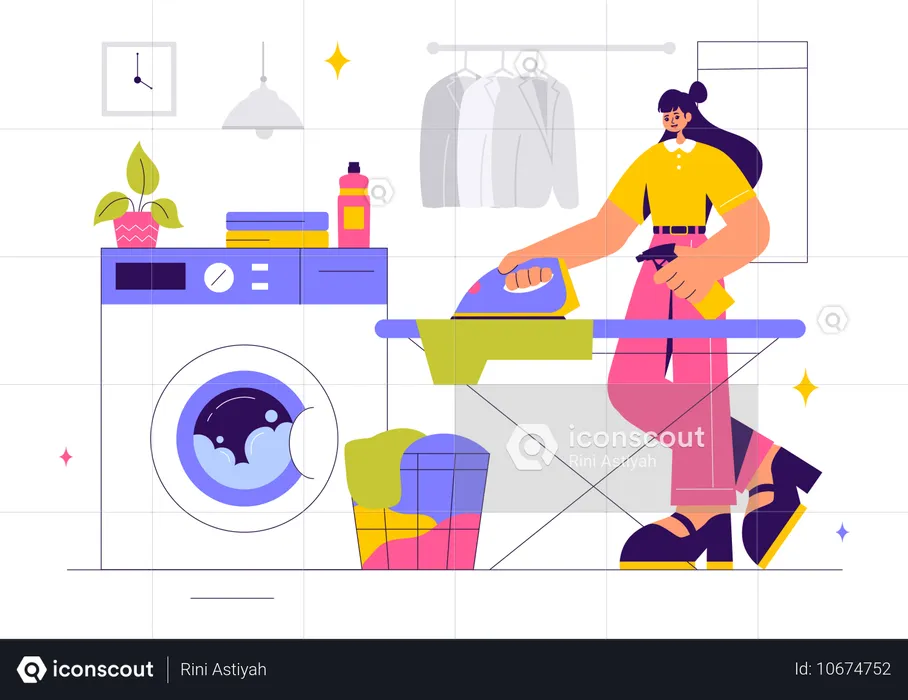 Laundry Room  Illustration