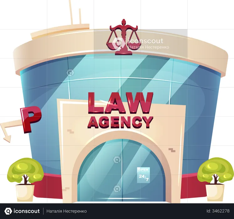 Law agency  Illustration