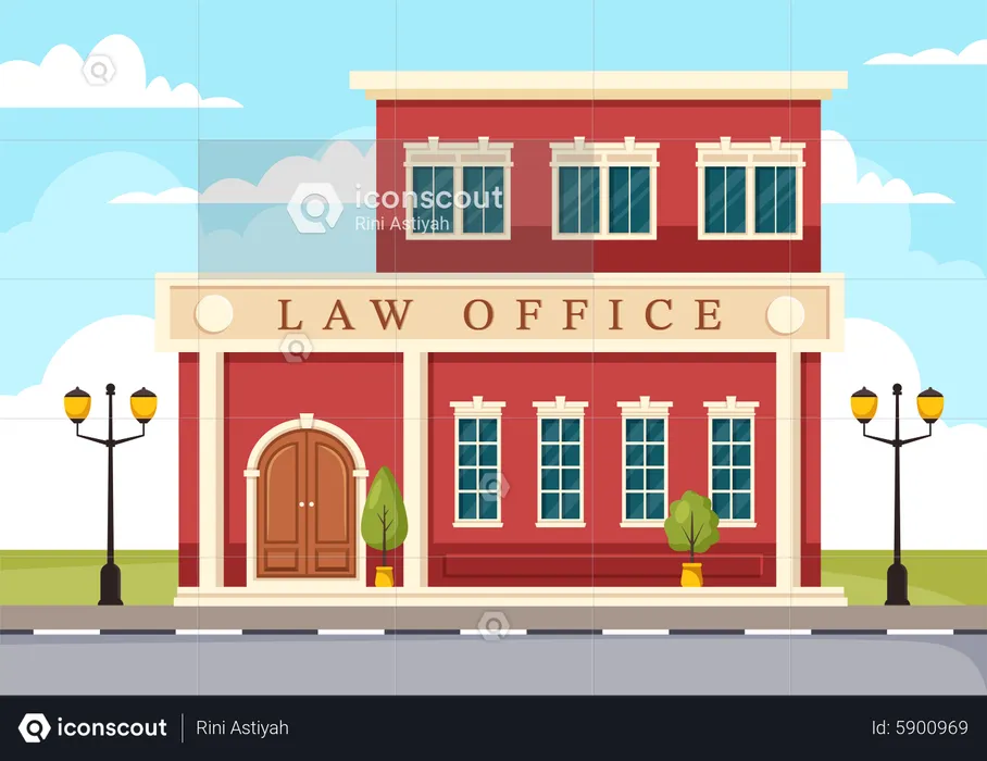 Law Firm office  Illustration