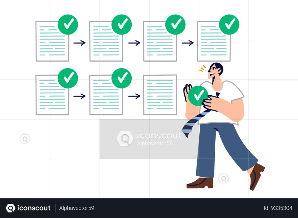 Lawyer confirms authenticity of documents  Illustration