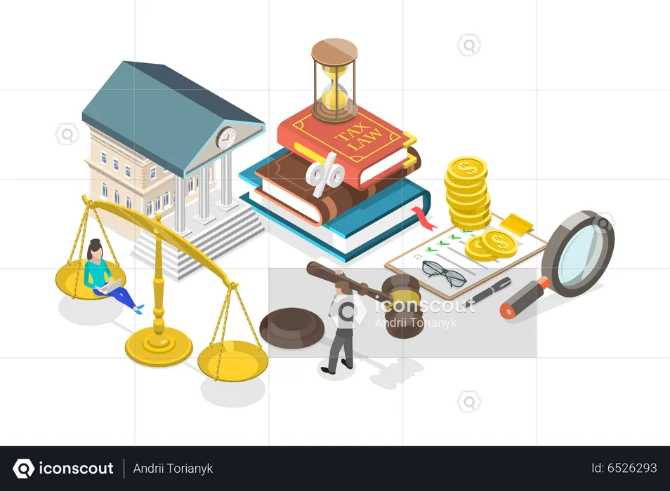 Lawyer Consultant  Illustration