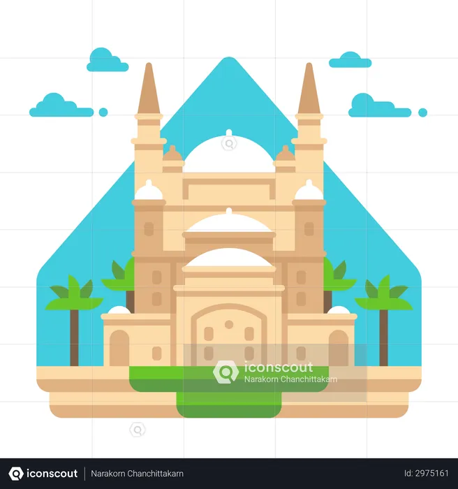 Mosquée Ali du Caire  Illustration